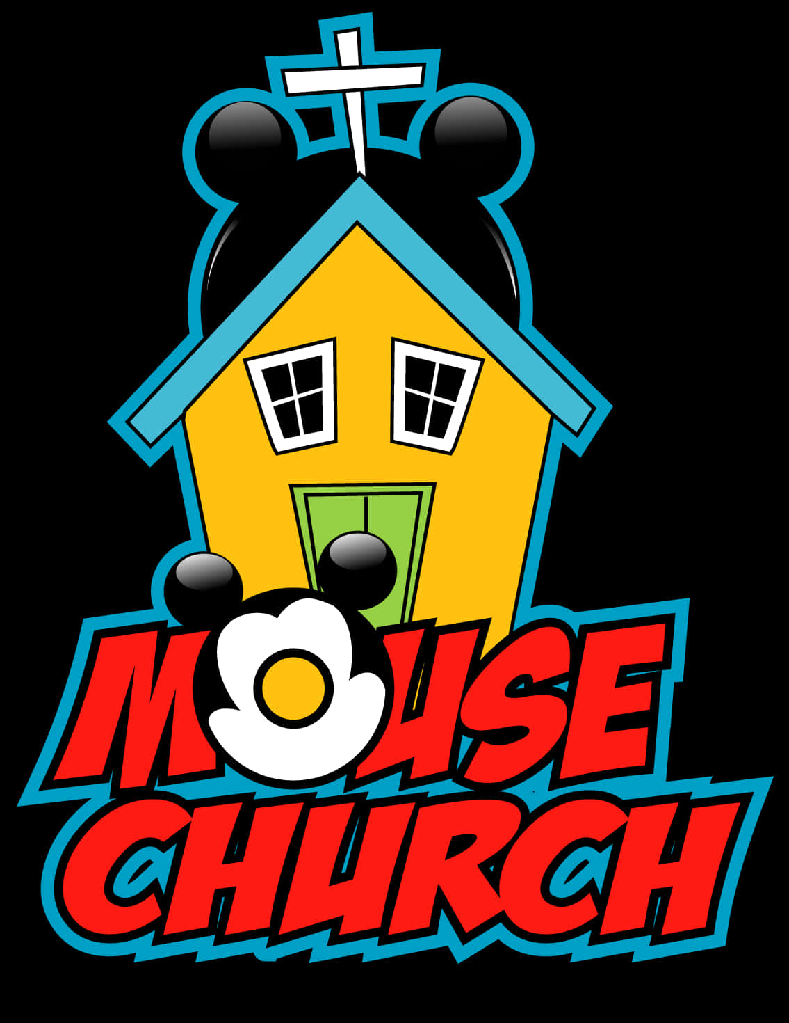 Mouse Church Graphic Illustration PNG Image