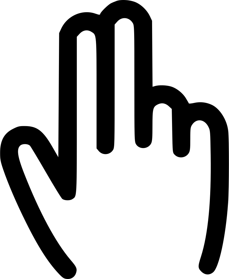 Mouse Click Hand Icon PNG Image