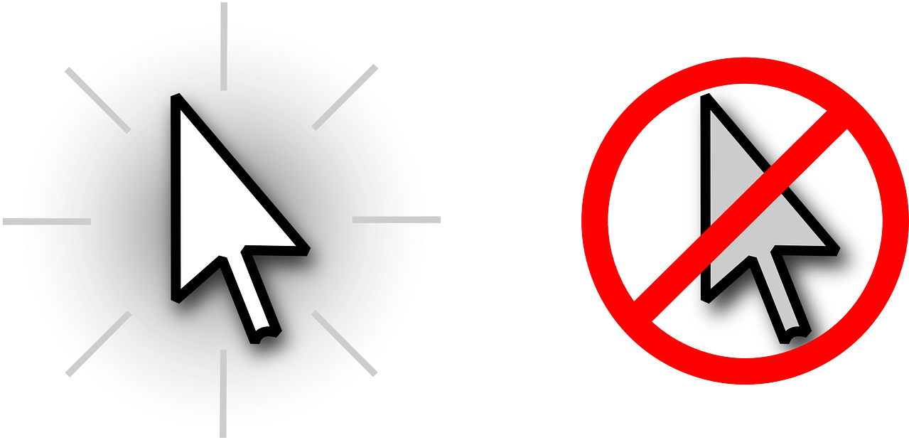 Mouse Pointer Allowedand Prohibited PNG Image