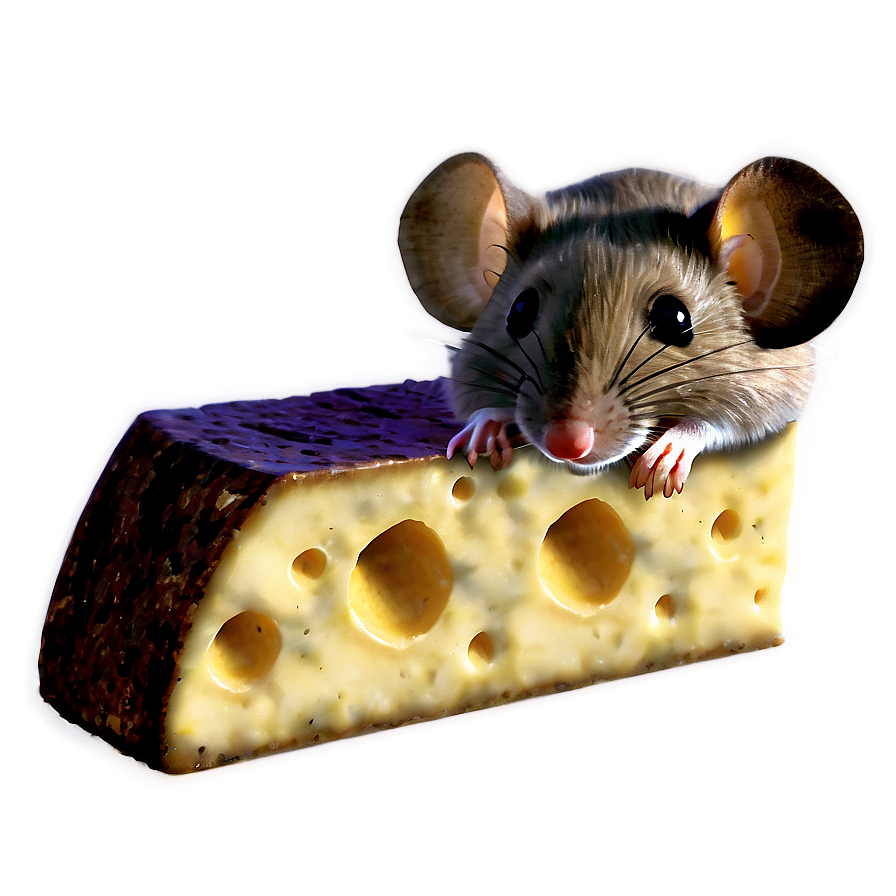 Mouse With Cheese Png Ntj4 PNG Image