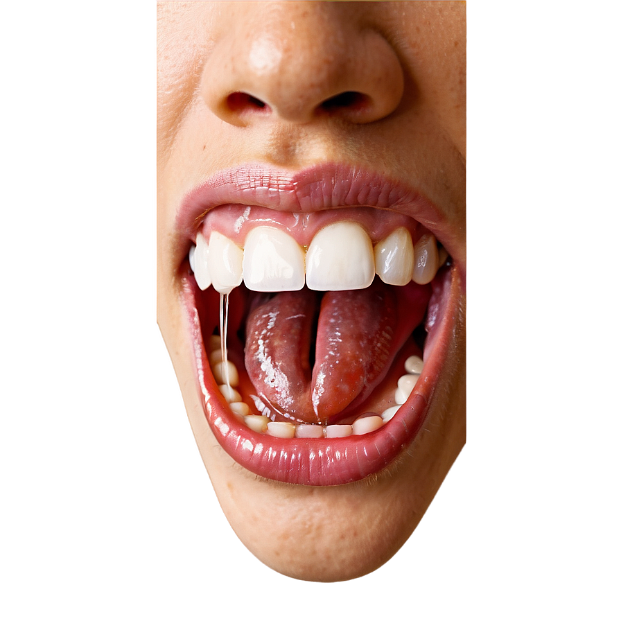 Mouth With Tongue Png Stl45 PNG Image