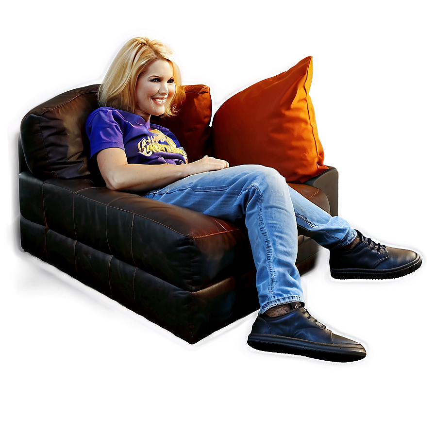 Movie Night Couch Png 05252024 PNG Image