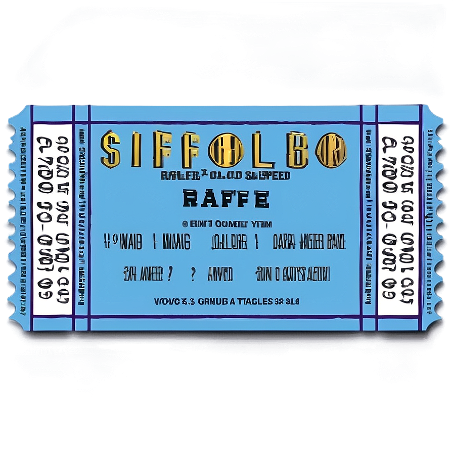 Movie Raffle Ticket Png Gqe PNG Image