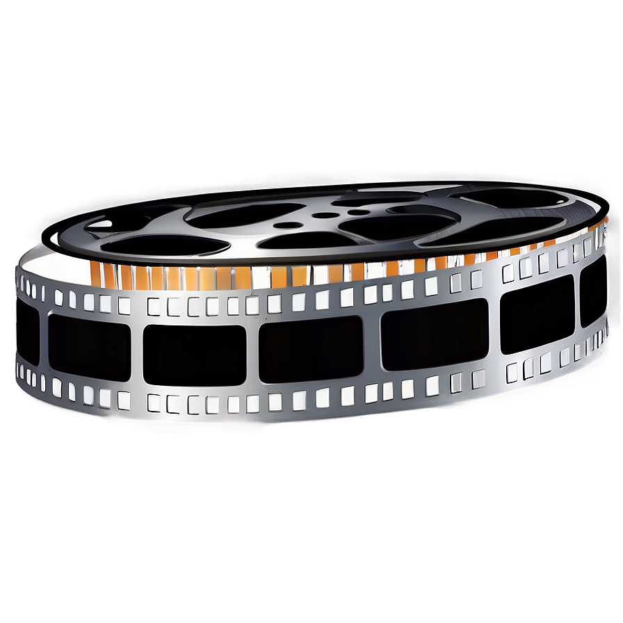 Movie Reel With Filmstrip Png 69 PNG Image