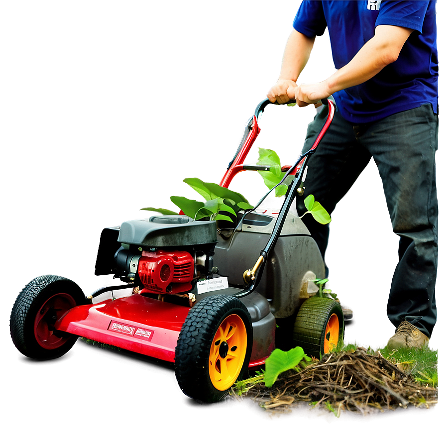 Mowing And Mulching Leaves Png Ubk PNG Image