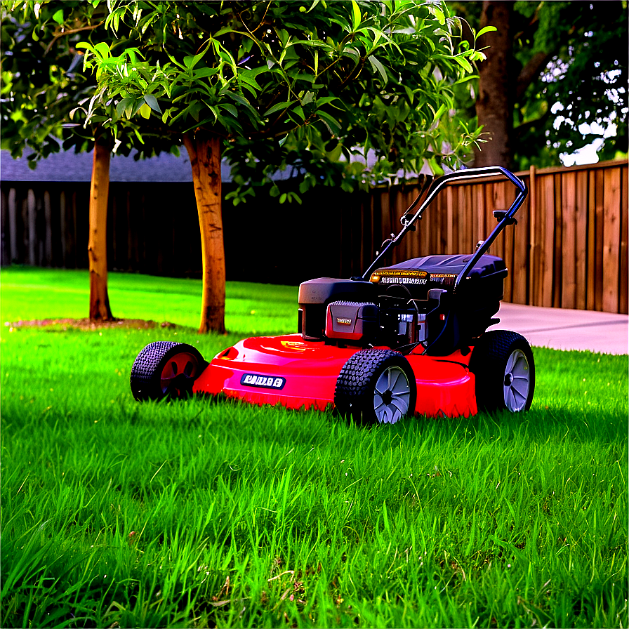 Mowing Around Trees And Shrubs Png 1 PNG Image