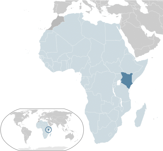 Mozambique Location Map PNG Image