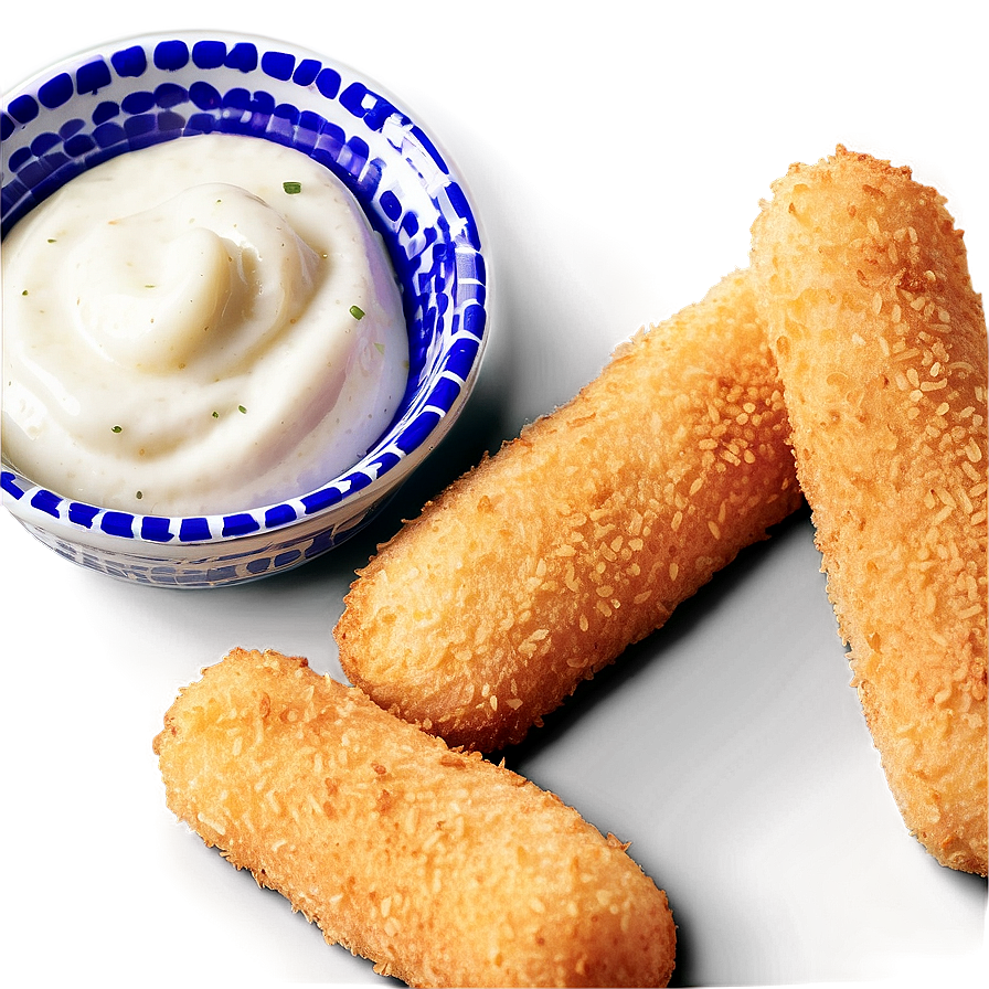 Mozzarella Sticks With Garlic Dip Png Uaf PNG Image