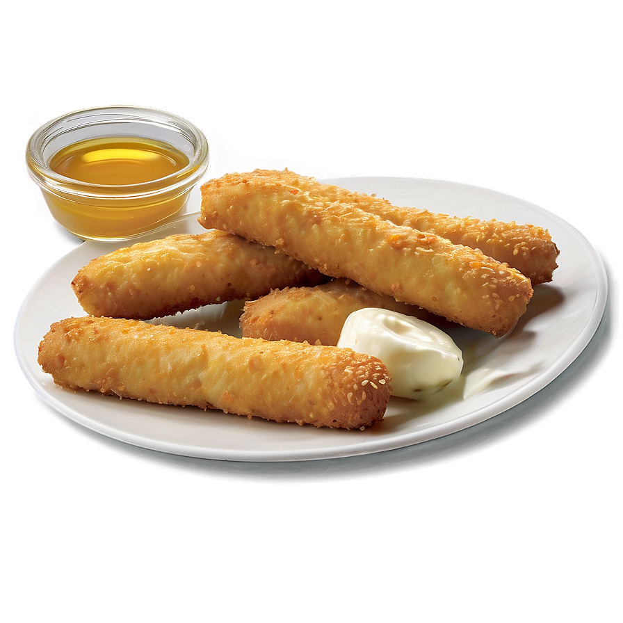 Mozzarella Sticks With Honey Mustard Png Foe17 PNG Image