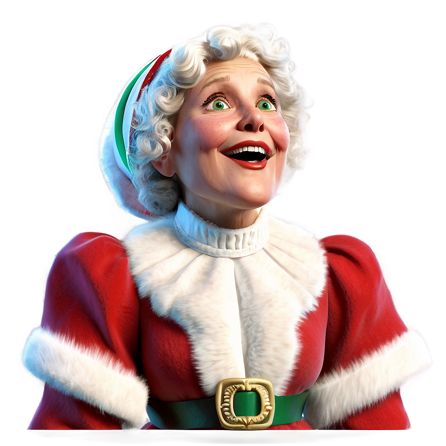 Mrs Claus Holiday Character Png Heh56 PNG Image