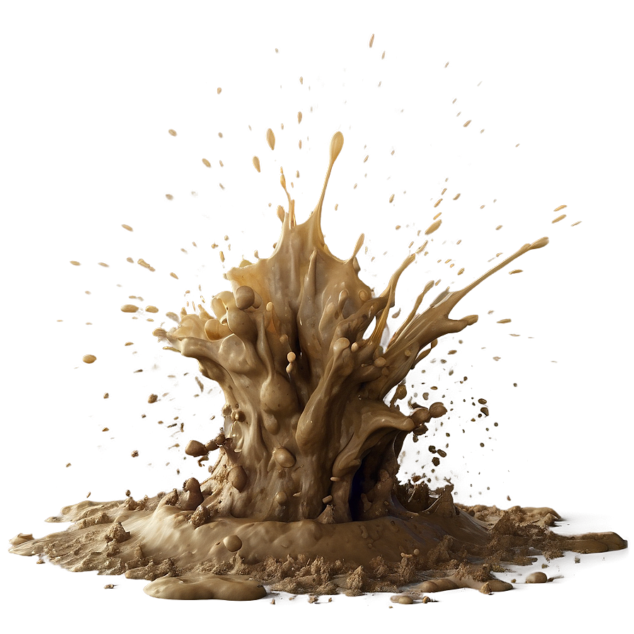 Mud Splatter Explosion Effect Png 76 PNG Image