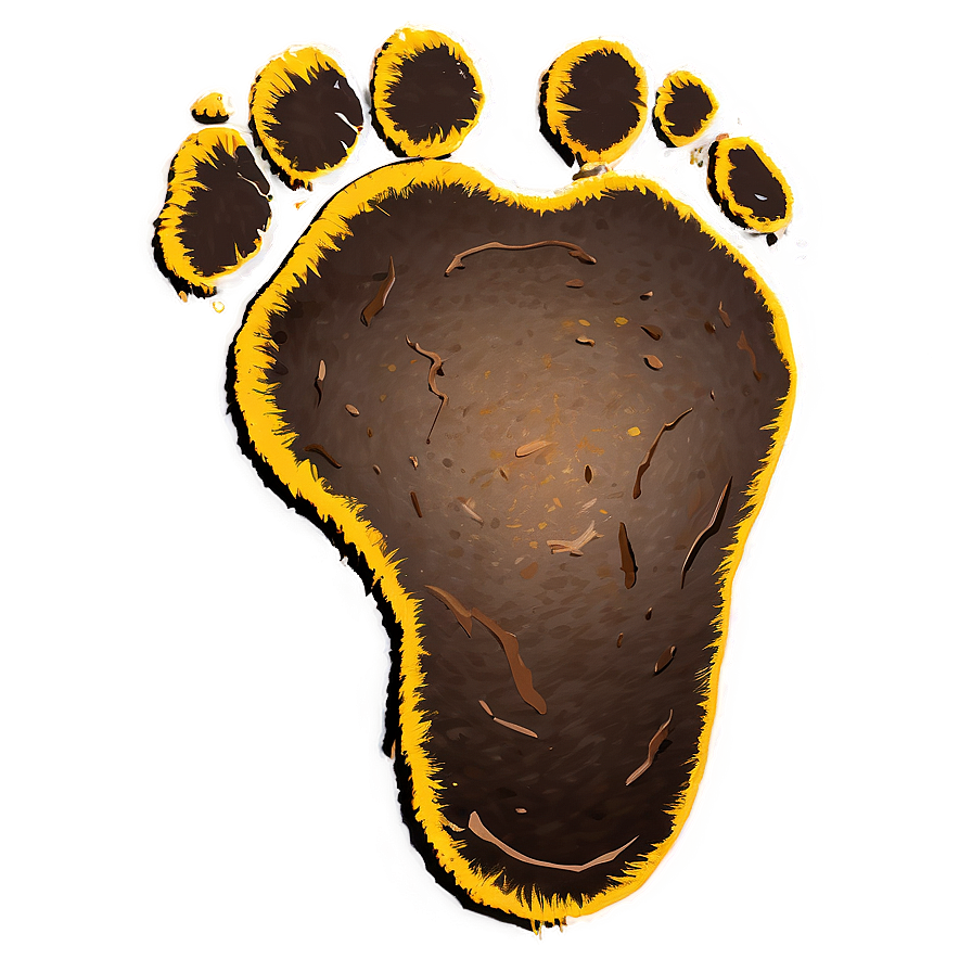 Mud Splatter Footprint Png 92 PNG Image