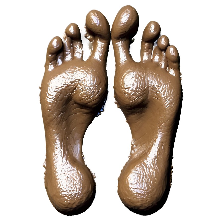 Mud Splatter Footprint Png Rrb PNG Image