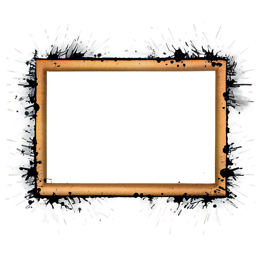 Mud Splatter Frame Border Png 51 PNG Image