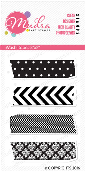 Mudra Craft Stamps Washi Tape Designs2016 PNG Image