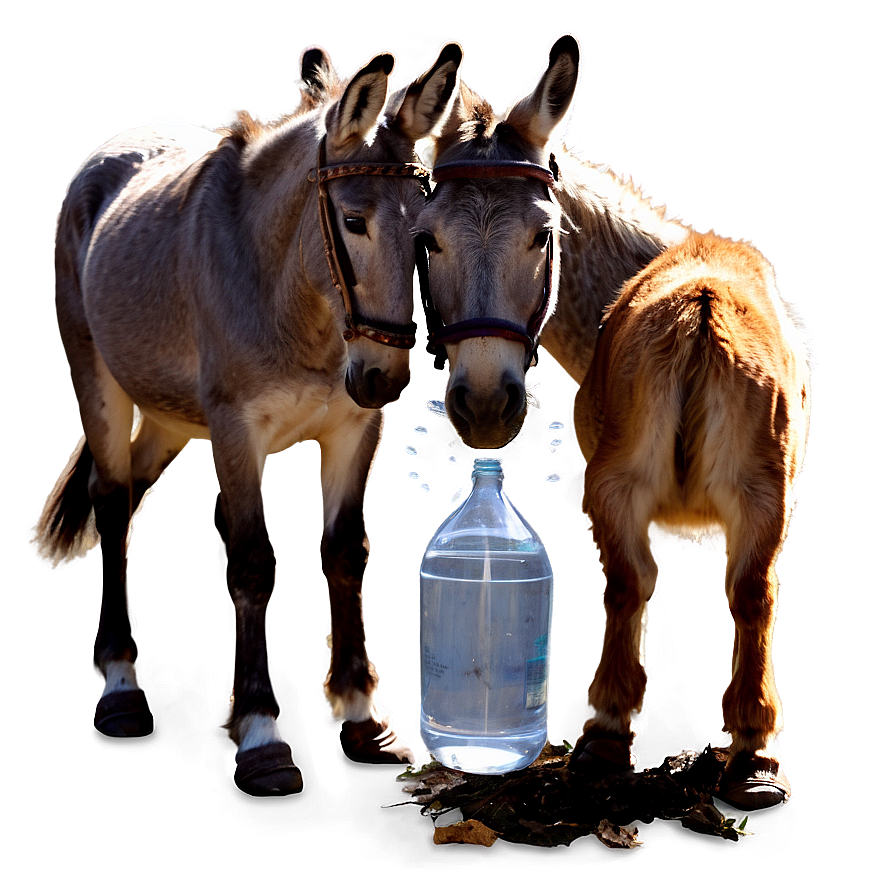 Mule Drinking Water Png 95 PNG Image