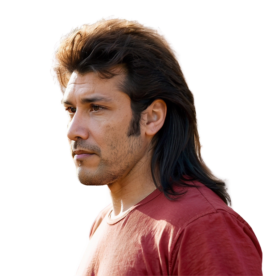 Mullet Silhouette B PNG Image