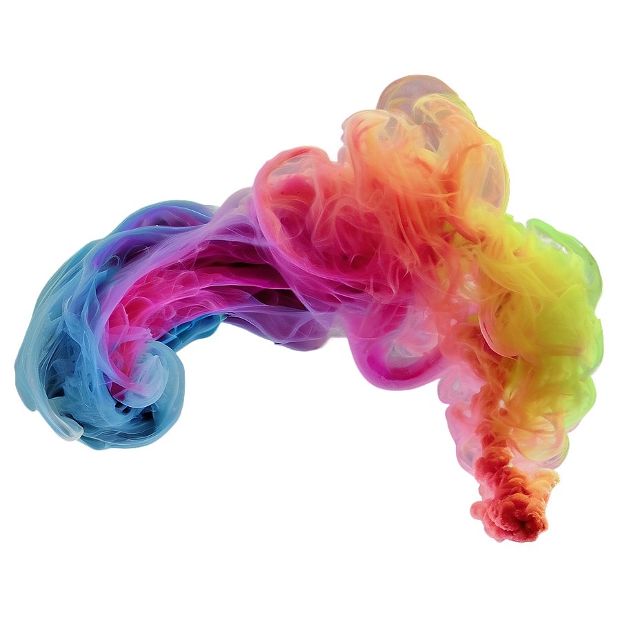 Multi-colored Smoke Swirl Png Tax99 PNG Image