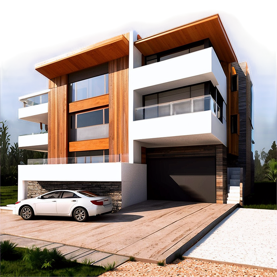 Multi-level Modern House Designs Png 47 PNG Image