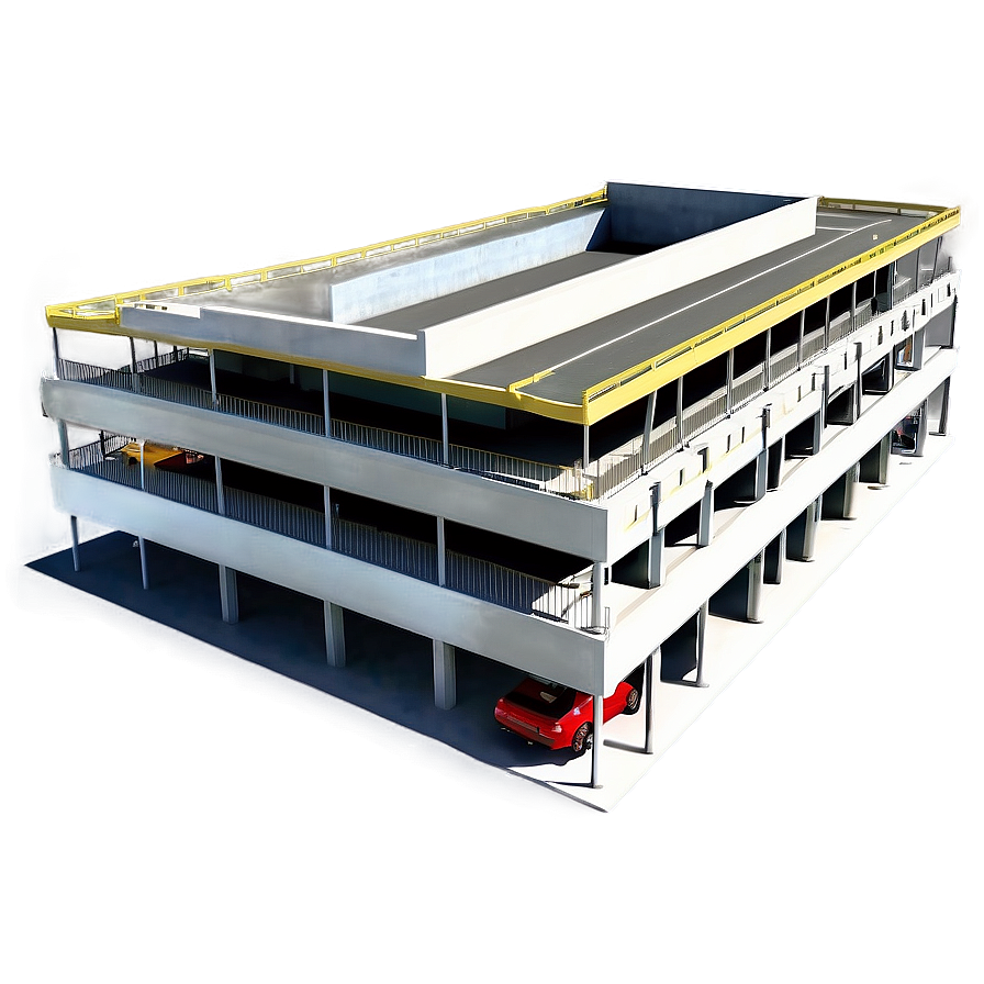 Multi-level Parking Garage Building Png Ajq88 PNG Image