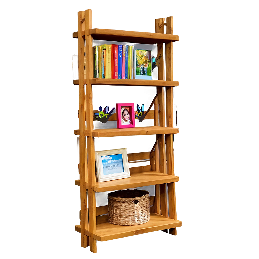 Multi-tier Bookshelf Png 05242024 PNG Image