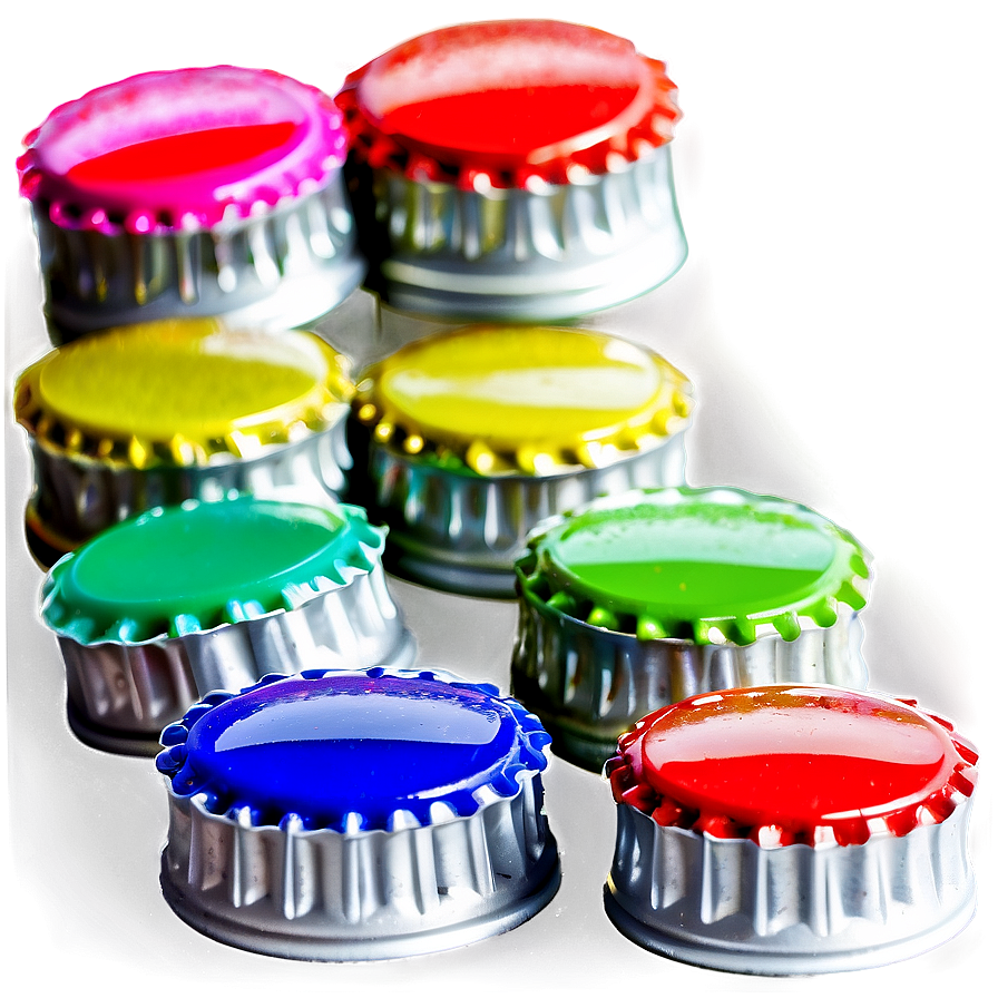 Multicolored Bottle Cap Png 59 PNG Image