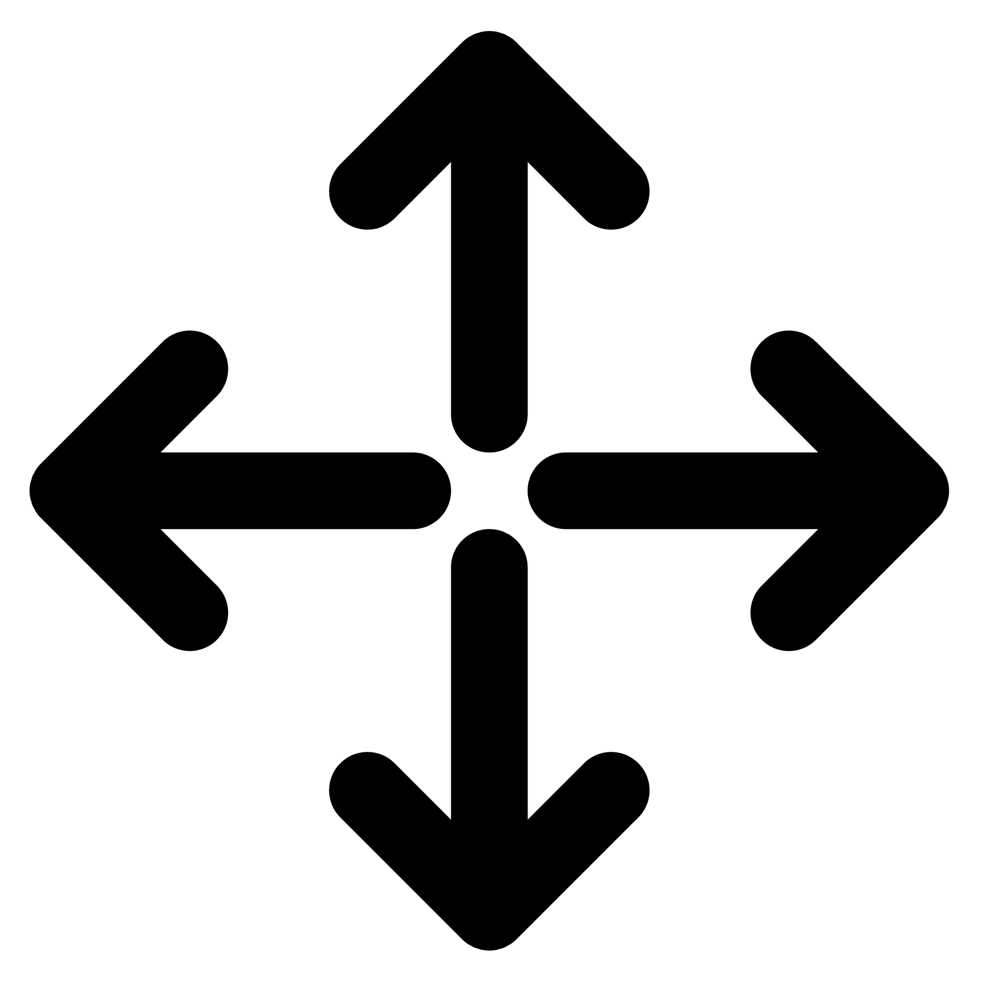 Multidirectional Arrow Symbol PNG Image