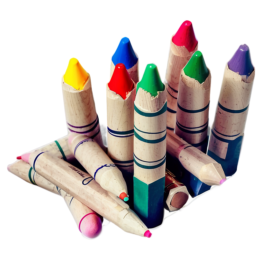 Multifunctional Crayons Png Qvk87 PNG Image