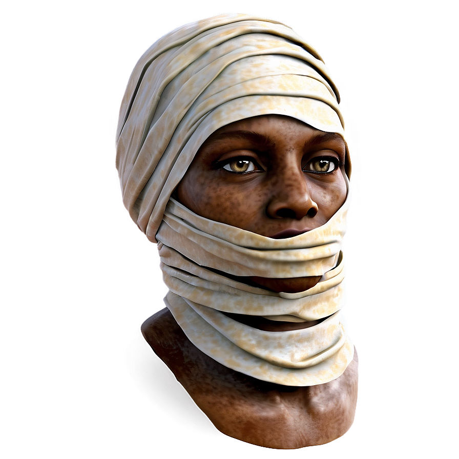 Mummy Head Wrapped Png 16 PNG Image