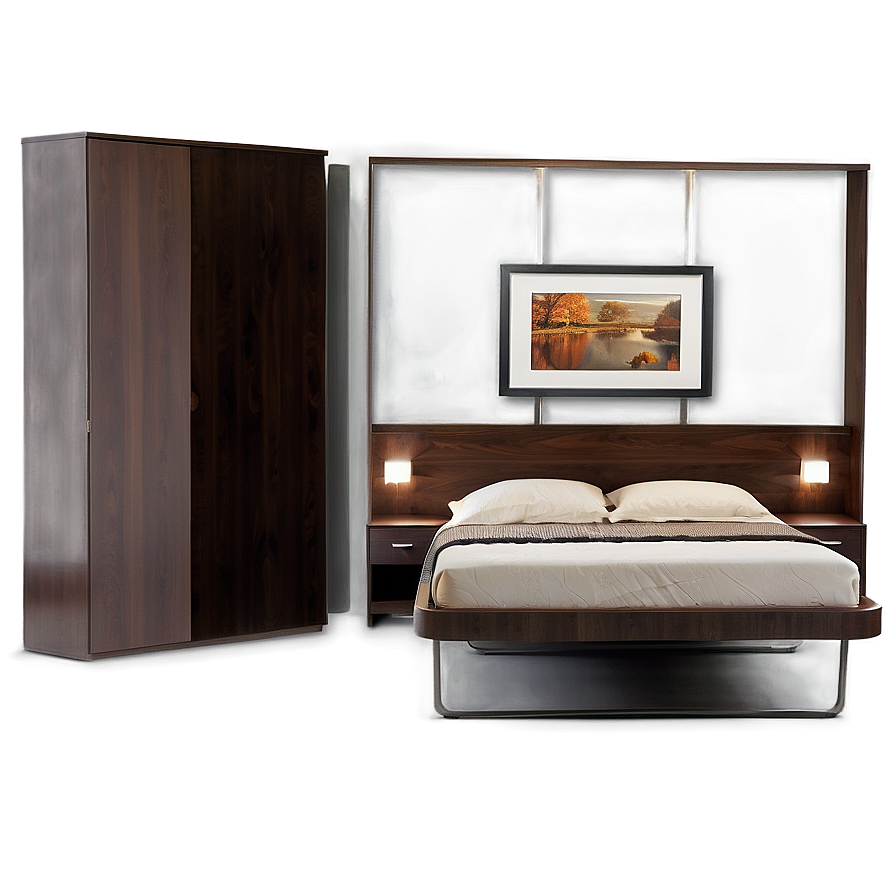 Murphy Wall Bed Png Qrb18 PNG Image