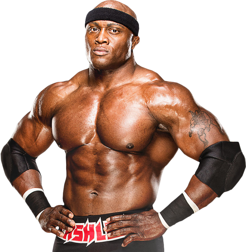 Muscled_ Athlete_in_ Wrestling_ Attire PNG Image