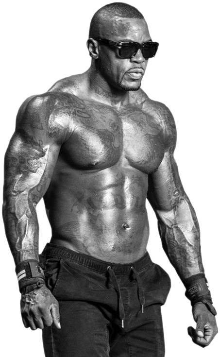 Muscular Boxerin Sunglasses PNG Image