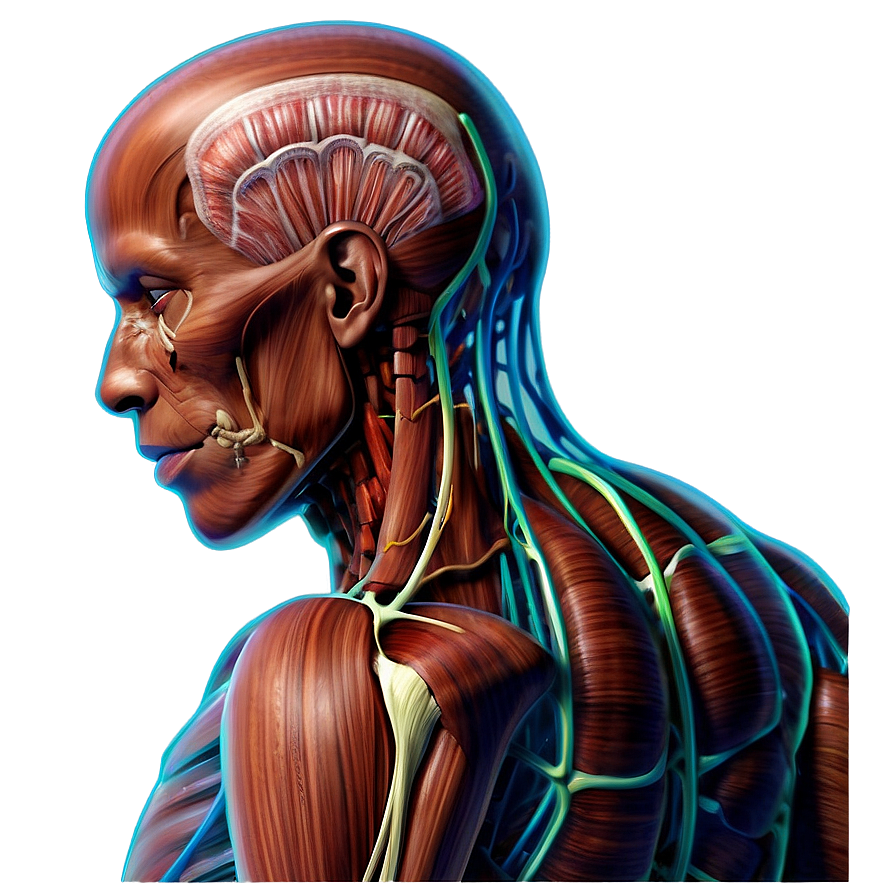 Muscular System Educational Chart Png Kuc PNG Image