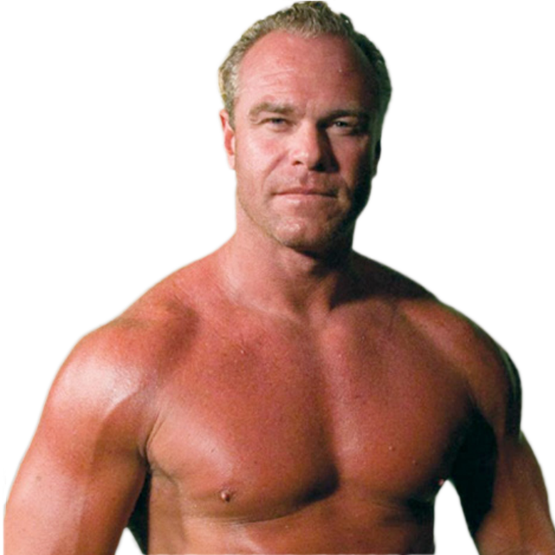 Muscular Wrestler Portrait PNG Image