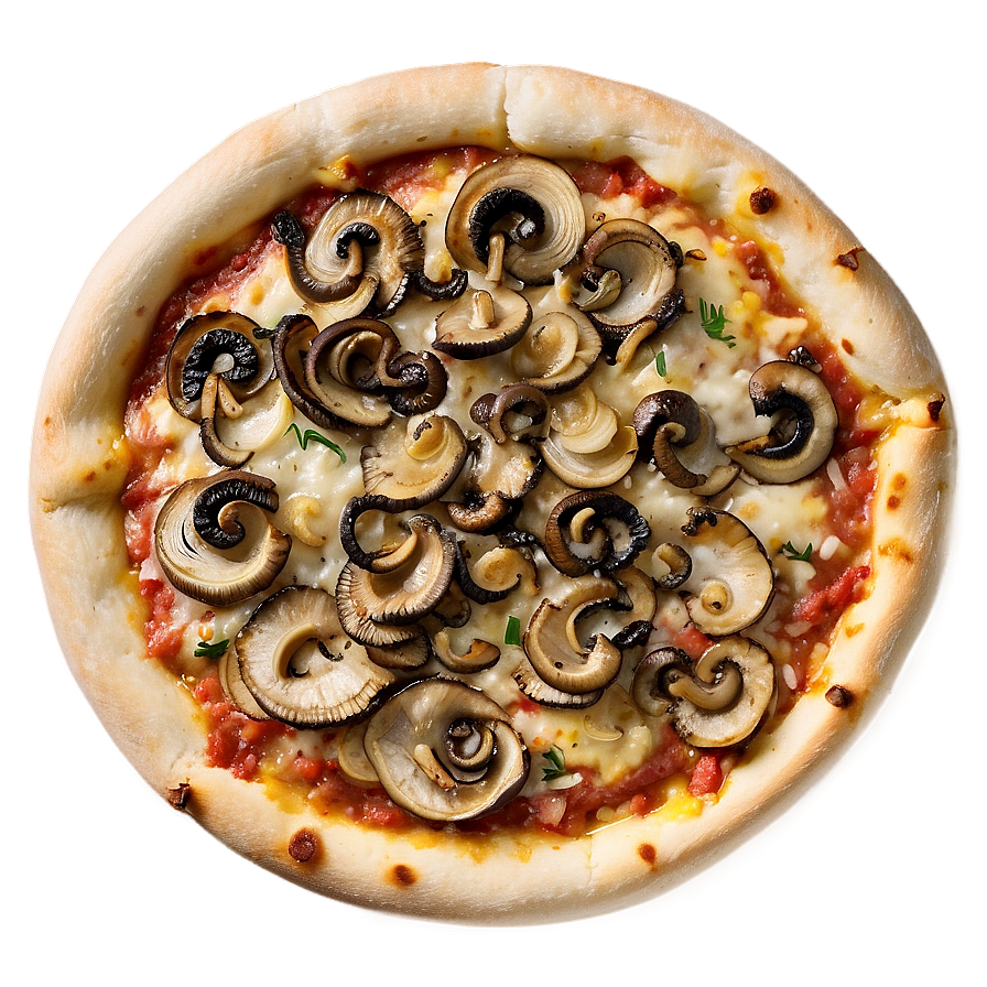 Mushroom And Onion Pizza Png 71 PNG Image