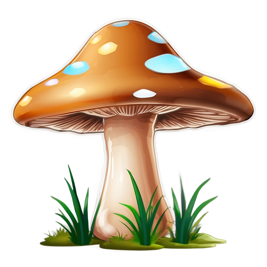 Mushroom Cartoon Set Png 8 PNG Image