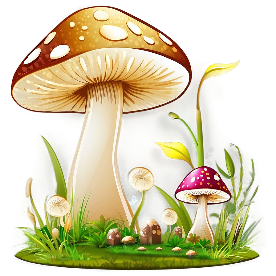 Mushroom Landscape Png 05032024 PNG Image