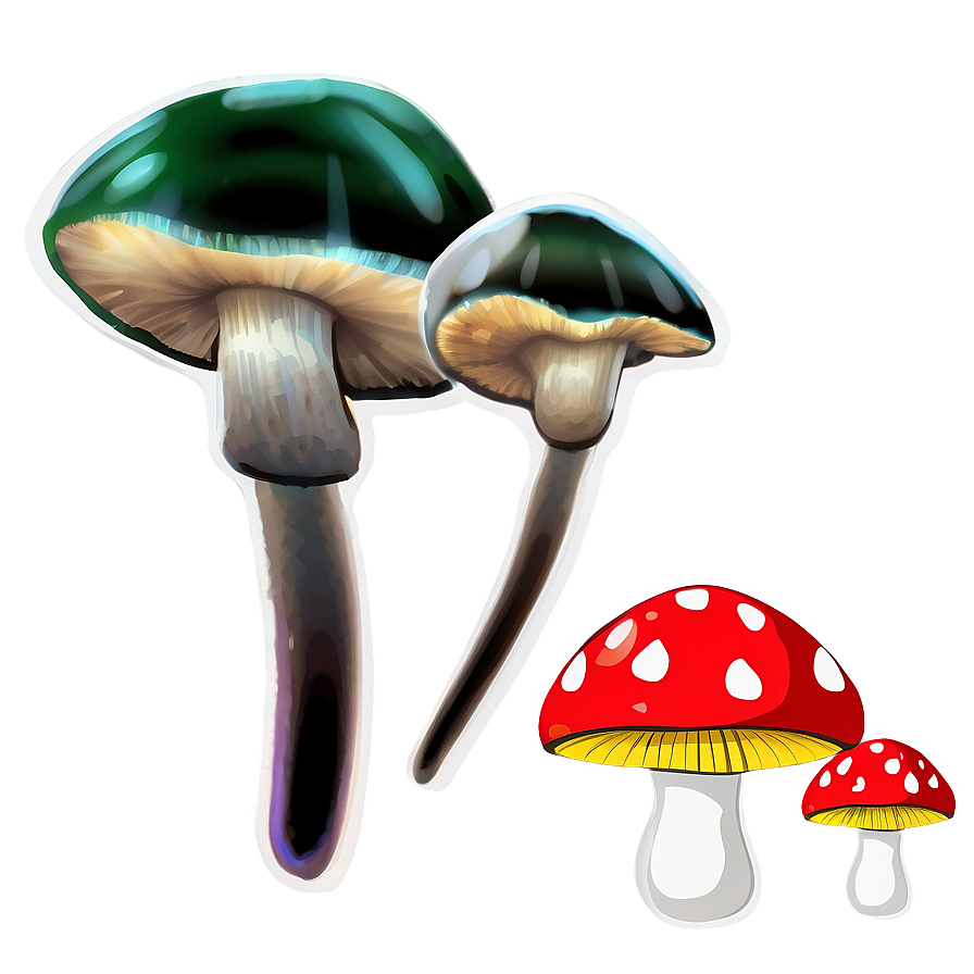 Mushroom Png Art 05032024 PNG Image