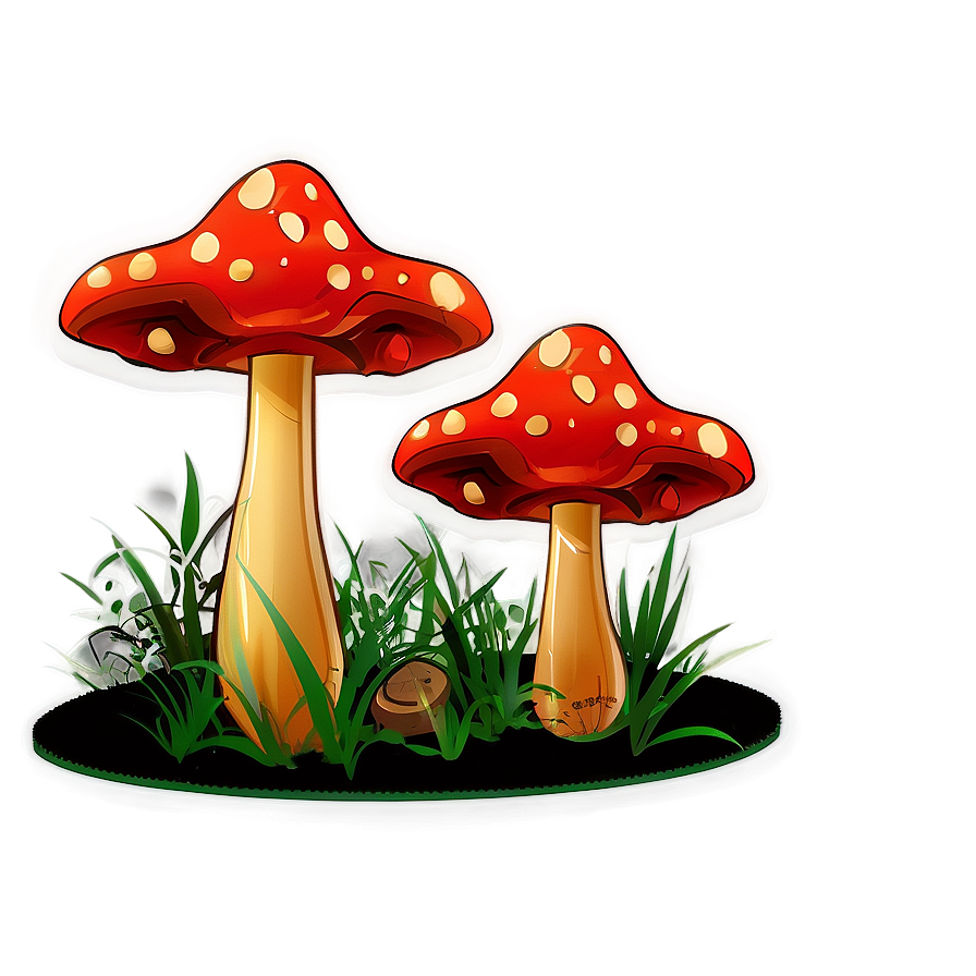 Mushroom Png Cartoon 05032024 PNG Image