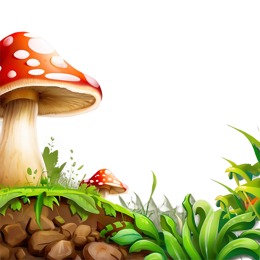 Mushroom Png Cartoon 7 PNG Image