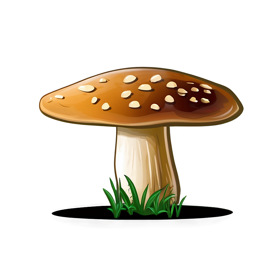 Mushroom Png Outline Qbg13 PNG Image