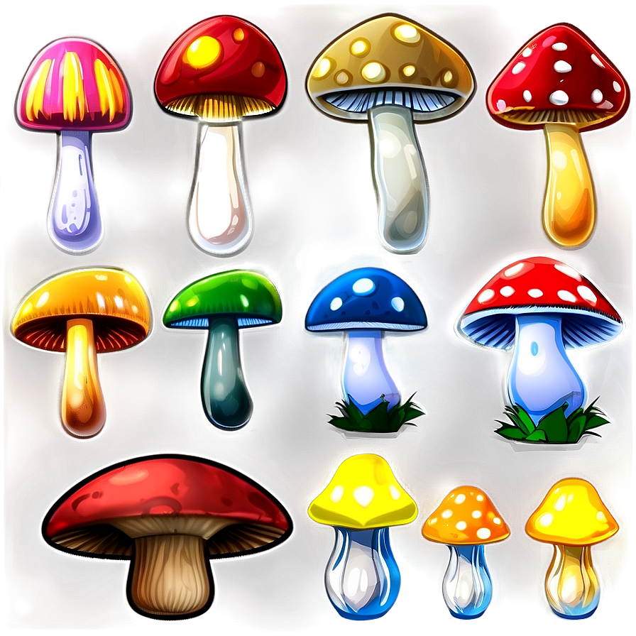 Mushroom Png Pack Xlm PNG Image