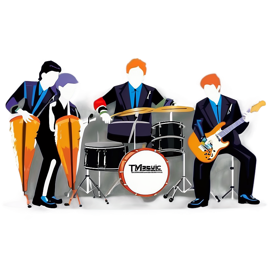 Music Band Performance Png Erb PNG Image