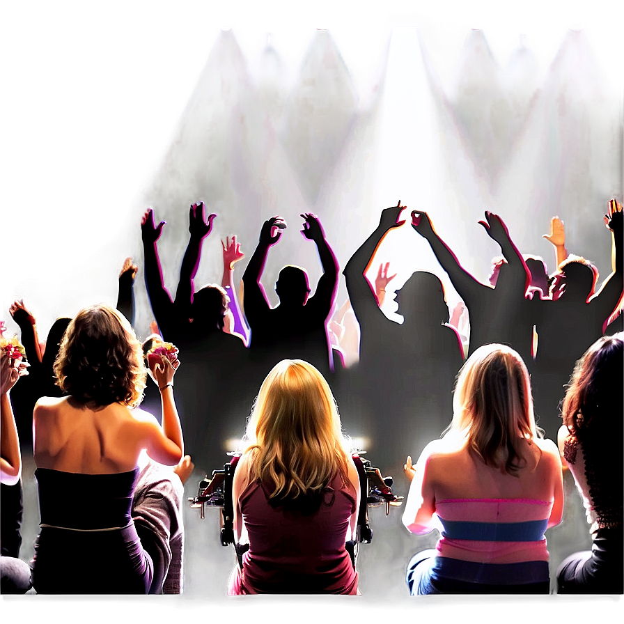 Music Concert Audience Clipart Png 76 PNG Image