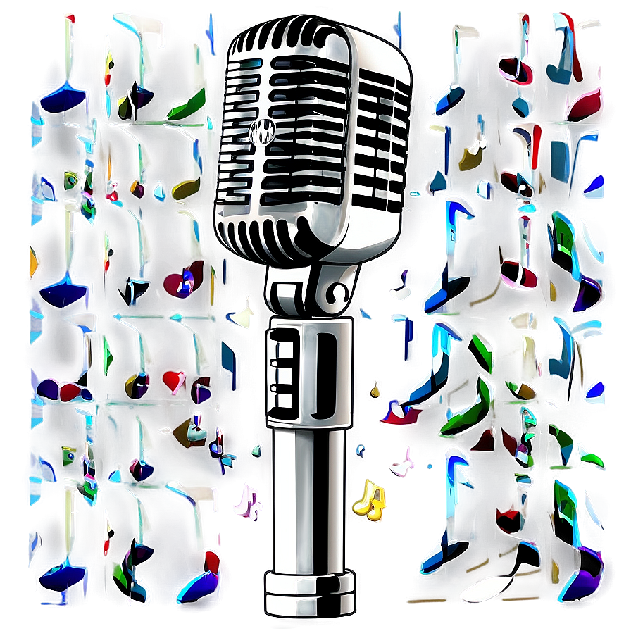 Music Microphone Clipart Png Qin PNG Image