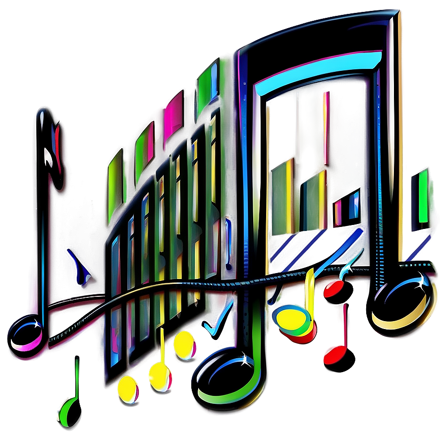 Music Notes Graphic Png 14 PNG Image