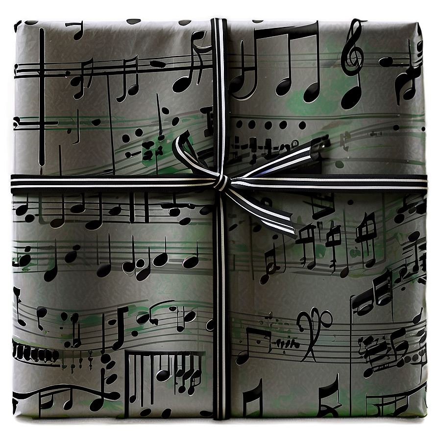 Music Notes Wrapping Paper Png 62 PNG Image