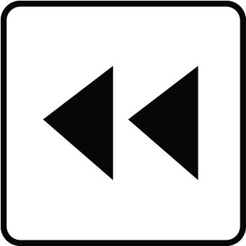 Music Player Rewind Icon PNG Image