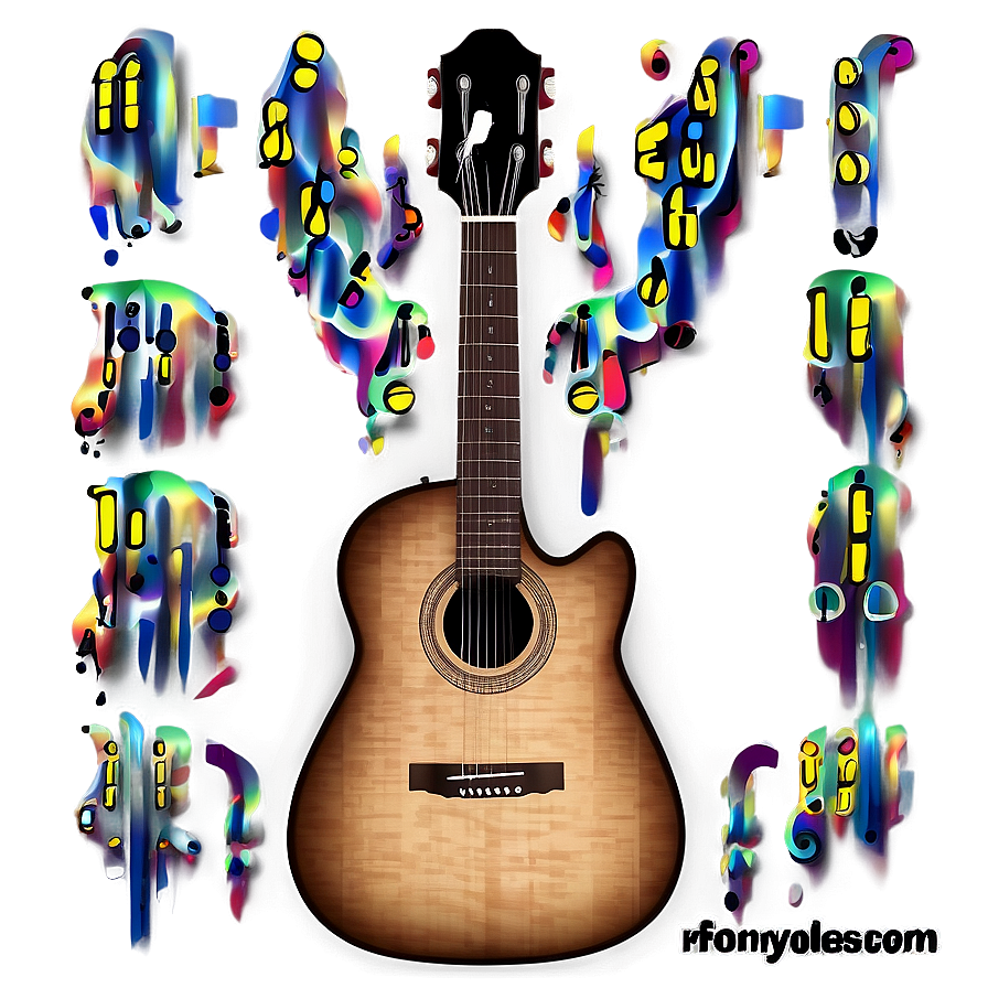 Music Staff For Guitar Tablature Png Lam PNG Image