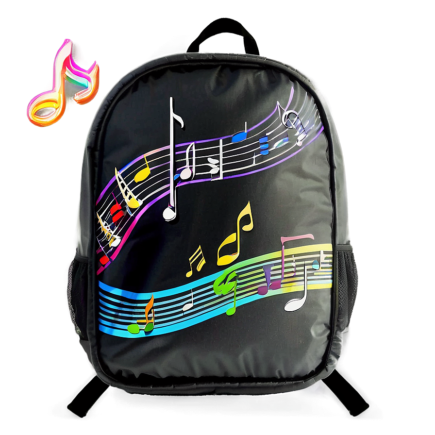 Music Theme Bookbag Png 74 PNG Image